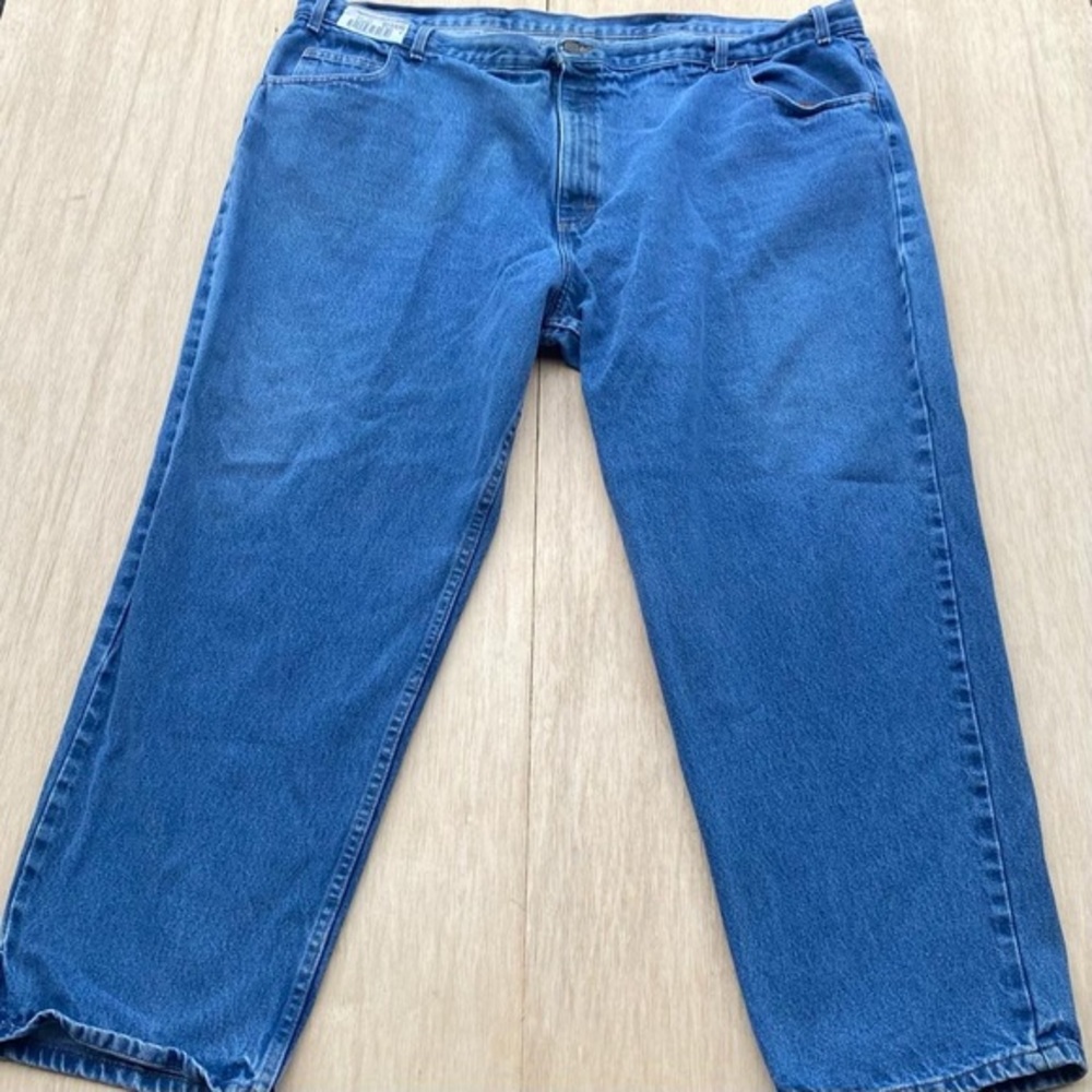 Wearguard men jeans 52 waist 52x32 blue relaxed